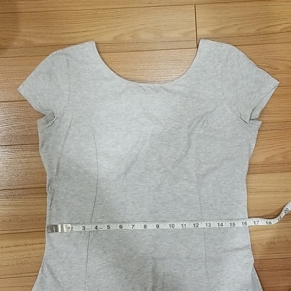 Short Sleeve Skater Dress - Back Bows - Picture 4 of 7